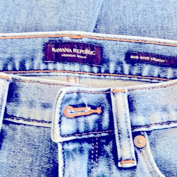 BANANA REPUBLIC Women's Blue Denim Jeans 👖 - Picture 4 of 7